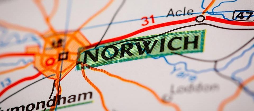 Norwich map