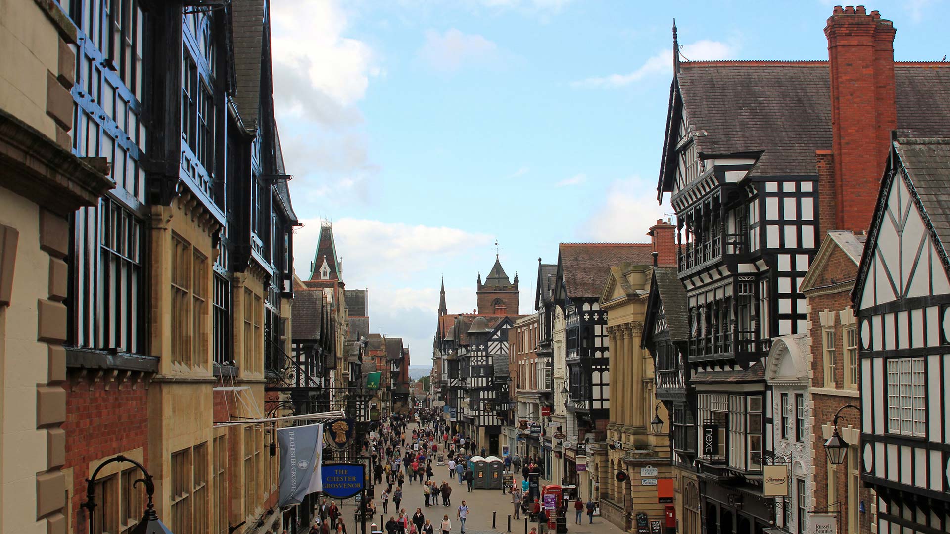 Panorama to illustrate dating in chester