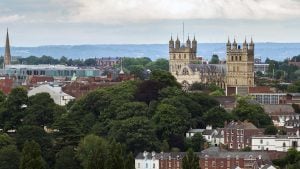 Panorama to illustrate dating in exeter